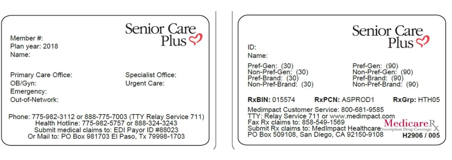 Senior Care Plus | SCP PPO ID CARD | Senior Care Plus